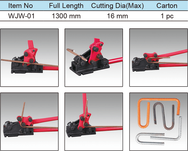 Rebar Cutter And Bender, Drop Forged CrMo Blades(圖1)