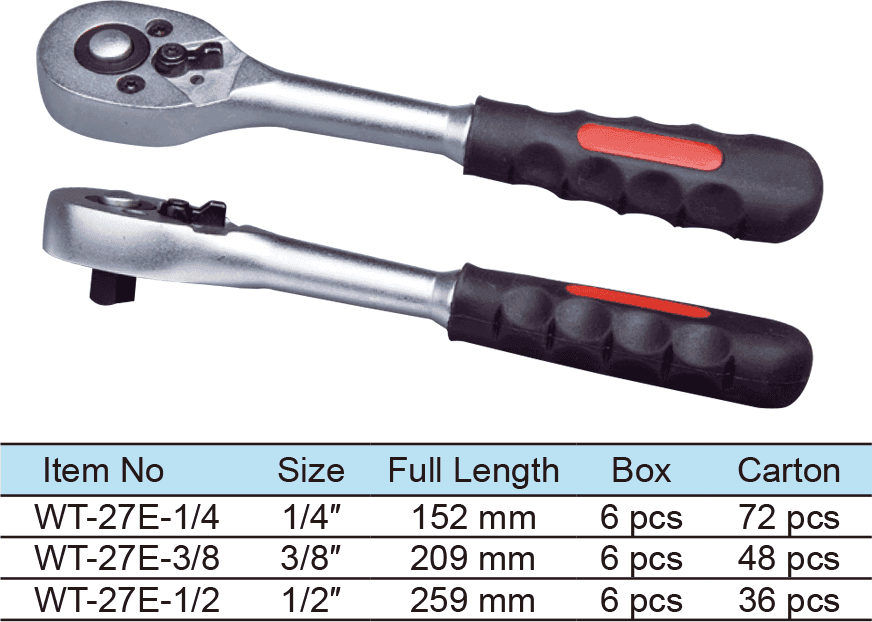 Pear Head Ratchet Wrench, Quick Release, 24 Teeth(圖1)