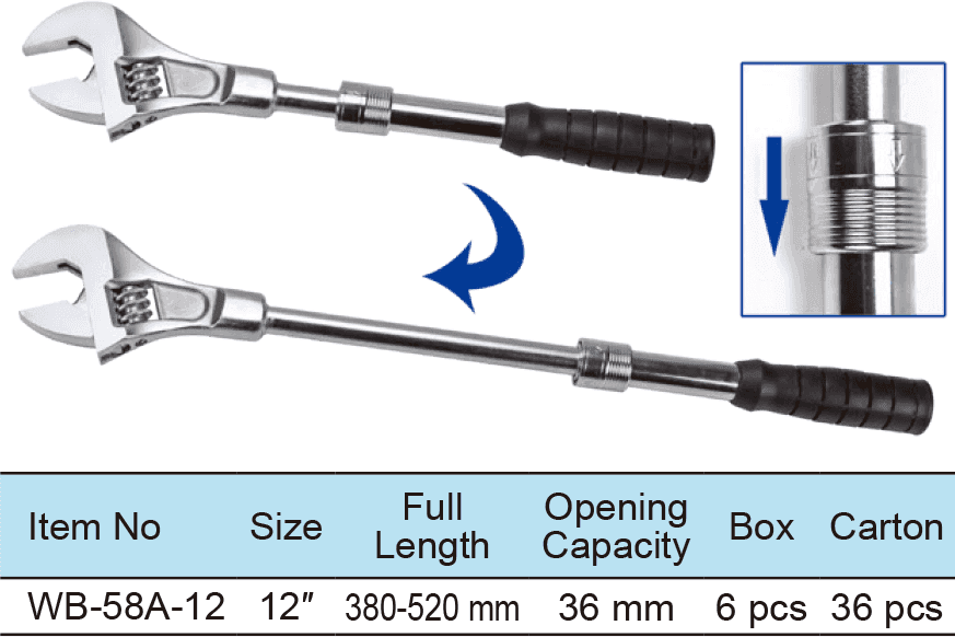 Extendable Adjustable Wrench(圖1)