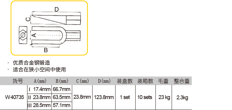 5件雙叉式球頭拉拔器組套 (圖1)